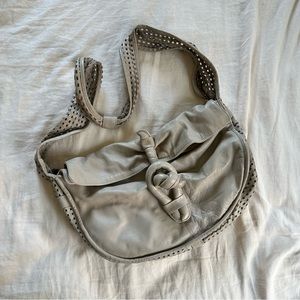 VNTG | 80s Slouchy Brio! Shoulder Bag with Knot Detail